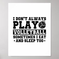 Funny Volleyball Sprichwort für Volleyball-Spieler