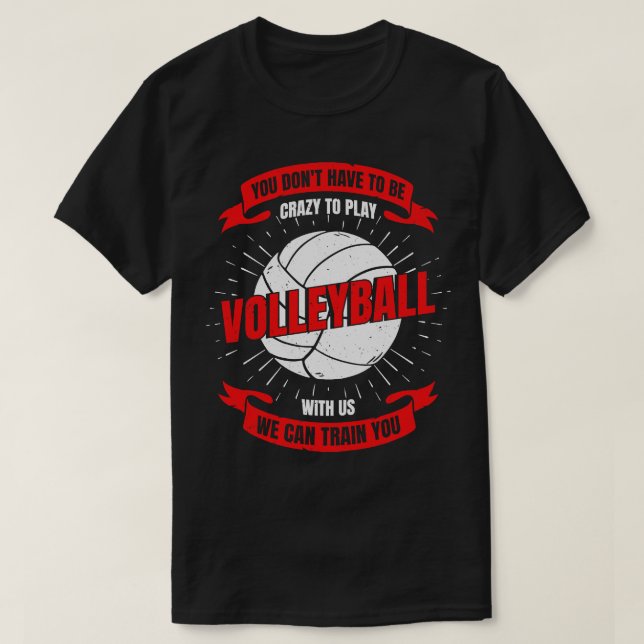 Funny Volleyball Team Gift  T-Shirt (Design vorne)