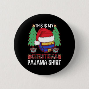 Funny Volleyball Team Ugg Weihnachtsbeleuchtung Pa Button