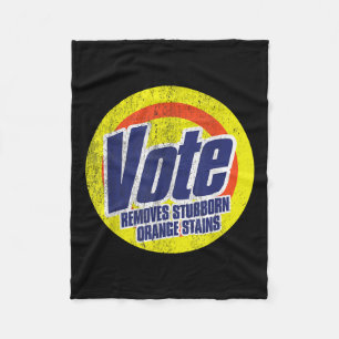 Funny Vote entfernt Stubborn Orange Stains Anti Fleecedecke