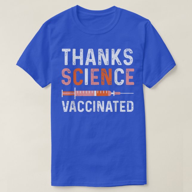 Funny Vully geimpft dank Science Pro Impfstoff T-Shirt (Design vorne)