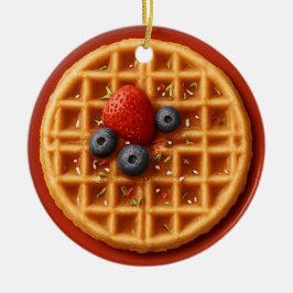 Funny Waffle Ornament – Personalized Gift Idea