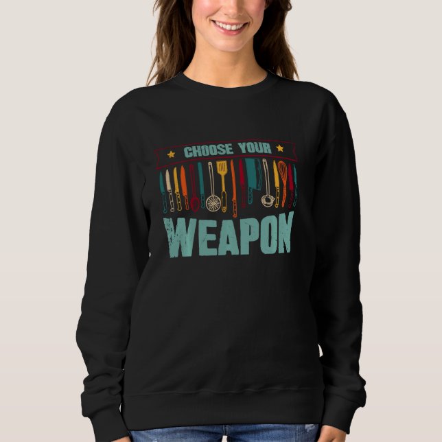 Funny Wählen Sie Ihr Apartment für Koch oder Koch Sweatshirt (Vorderseite)