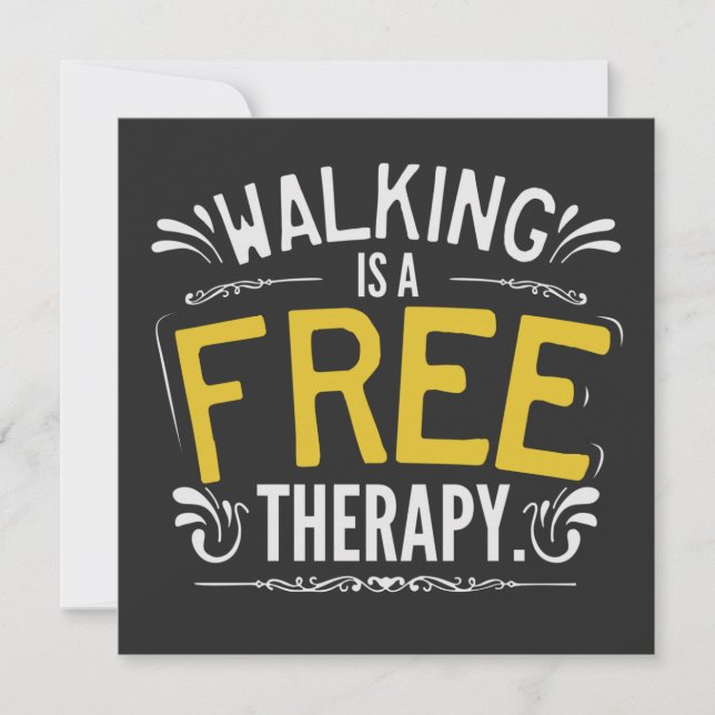 Funny Walking ist ein kostenloses Therapieangebot Einladung (Vorderseite)