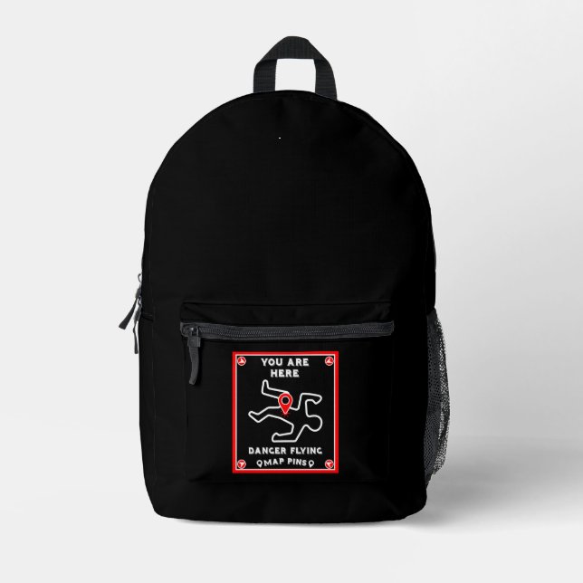 Funny Wanderkarte Beutel Geschenk Bedruckter Rucksack (Vorderseite)