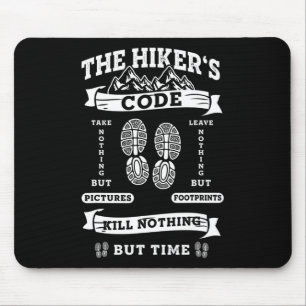 Funny Wanderlust Wandern Klettern Mousepad