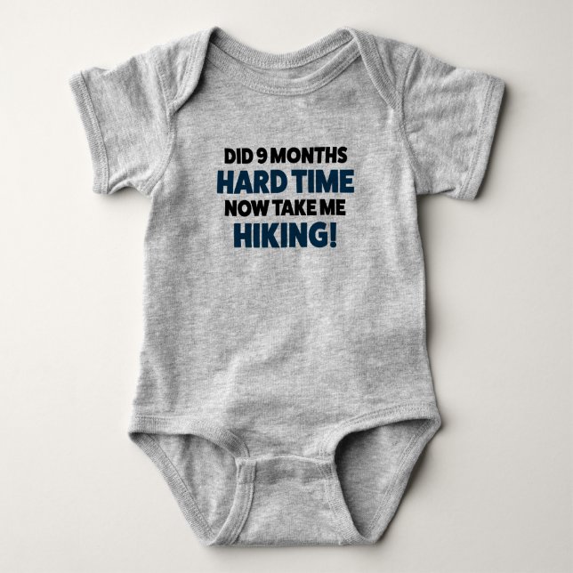 Funny Wandern Jersey Bodysuit für Baby Baby Strampler (Vorderseite)