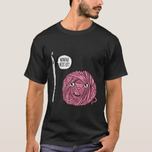 Funny Wanna Hook Up Crochet Lover Geschenk Crochet T-Shirt