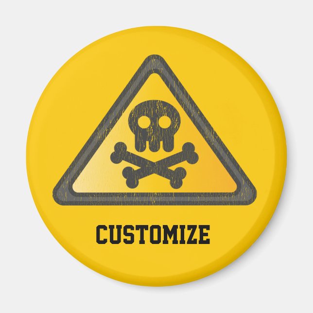 Funny Warning SignThunder_Cove Magnet (Vorne)