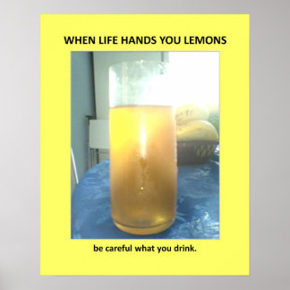 Funny Warning Veiling Bad Spaß Poster