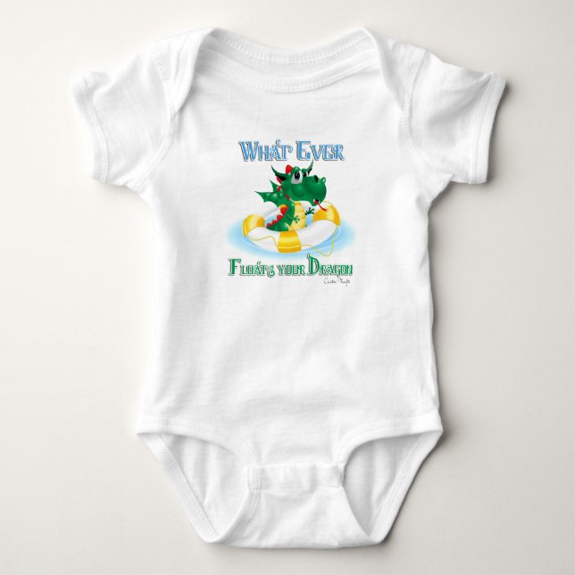 Funny, was auch immer deinen Drachen schweben läss Baby Strampler (Vorderseite)