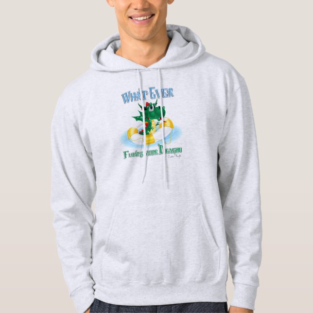 Funny, was auch immer deinen Drachen schweben läss Hoodie (Vorderseite)