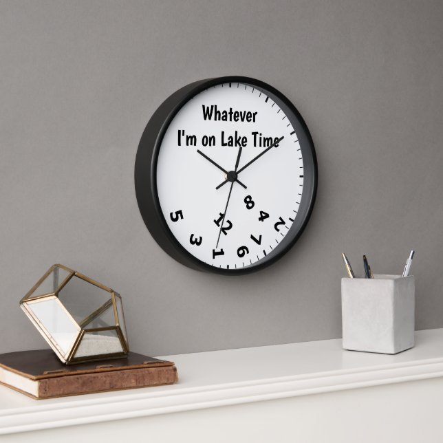 Funny, was auch immer ich auf der Seesuhr bin Uhr (Büro)