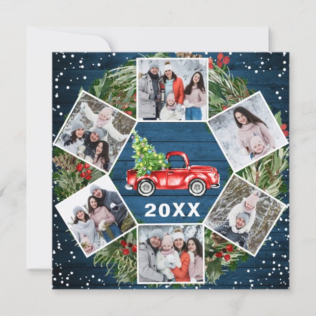 Funny Was für ein Jahr 2021 Weihnachten Red Truck  (Vorderseite)