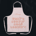 Funny, was ist Kochen gut aussehen pink Schürze<br><div class="desc">Funny,  was ist Kochen gut aussehen rosa Schürze</div>