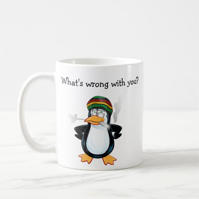 Funny, was mit dir los ist Coffee Tasse, Anpassen  Kaffeetasse (Links)