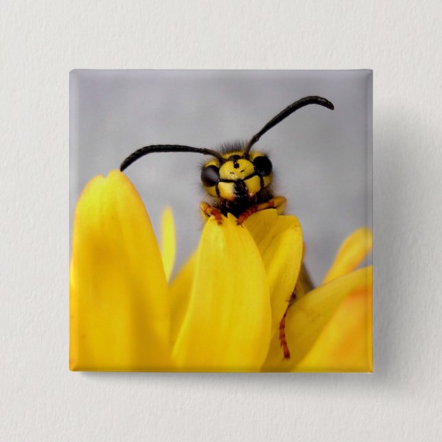 Funny Wasp Buttons (Vorderseite)