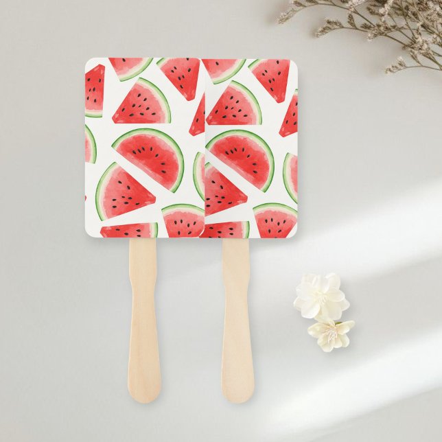 Funny Watermelon Fans - Fresh Fruit Summer Fans  Fächer (Von Creator hochgeladen)
