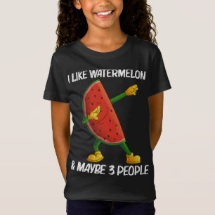 Funny Watermelon Kunst für Männer Melon T-Shirt