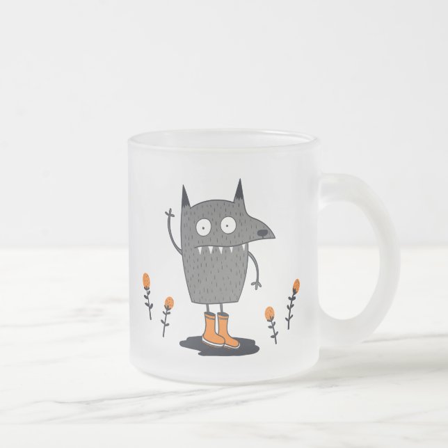 Funny Wave Monster Mattglastasse (Rechts)