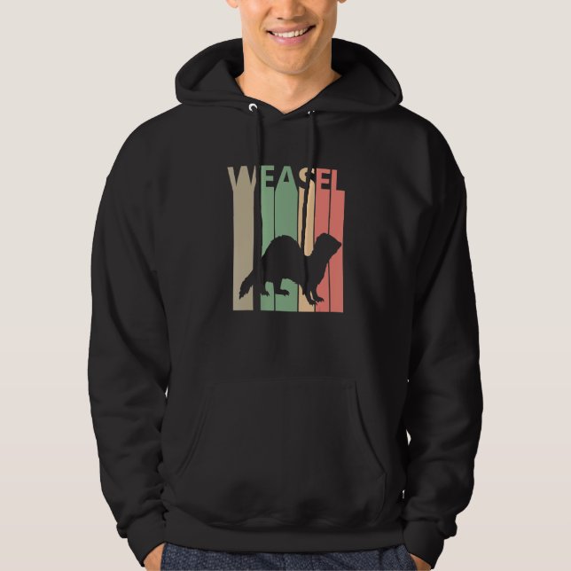 Funny Weasel Costume Hoodie (Vorderseite)