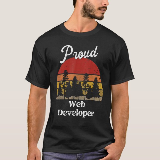 Funny Web Developer Shirts Job Title Professions (Vorderseite)