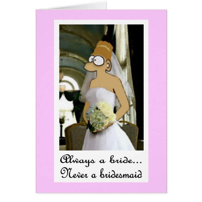 Funny Wedding Card (Vorne)