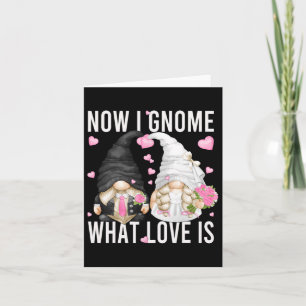 Funny Wedding Gnome Couple Pun Liebe Sprichwort fü Karte