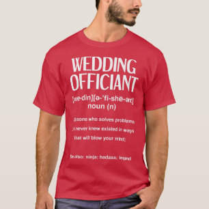 Funny Wedding Offizier T-Shirt