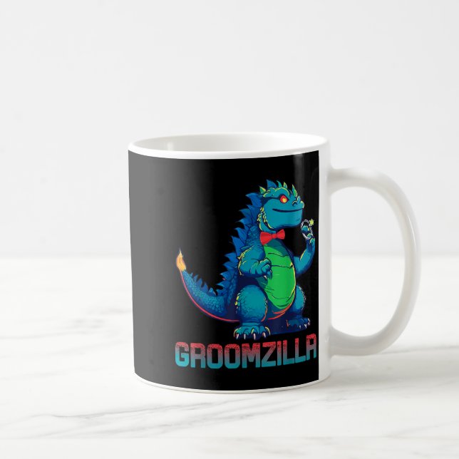 Funny Weding Groomzilla Design For Party  Kaffeetasse (Rechts)