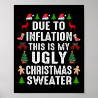 Funny wegen der Inflation hässliche Weihnachtssüße
