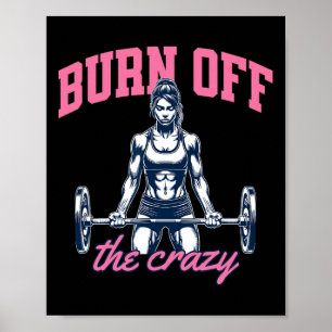 Funny Weightlift Bodybuilding Power Lifting Say Poster