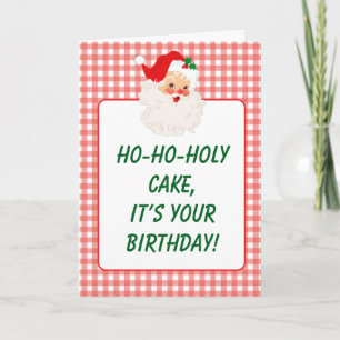 Funny Weihnachten Geburtstag Karte