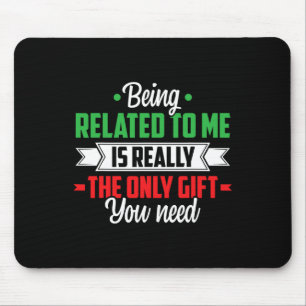 Funny Weihnachten in Verbindung mit mir Familie Jo Mousepad