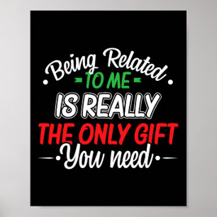 Funny Weihnachten in Verbindung mit mir Familie Jo Poster