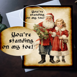 Funny Weihnachten Karte