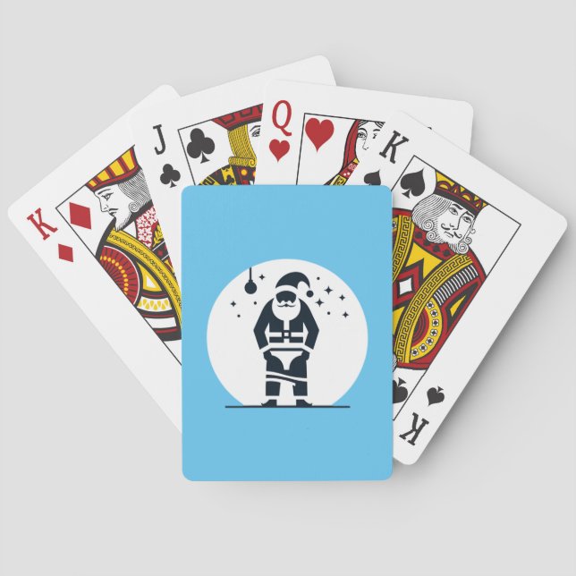 Funny Weihnachten - Unglaublich witzig Feiertag Spielkarten (Rückseite)