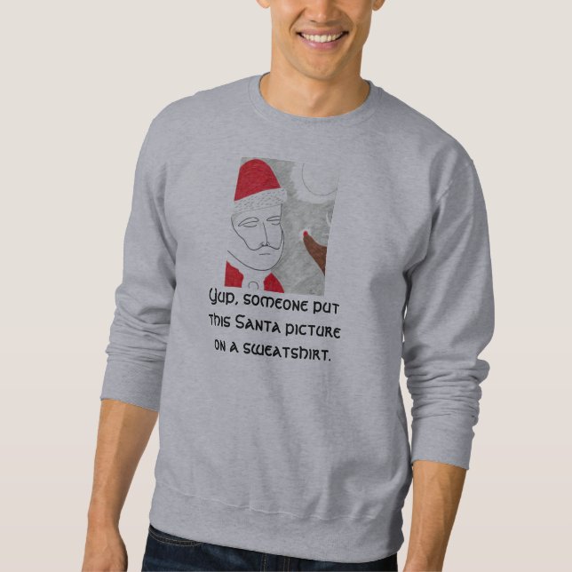 Funny Weihnachts Sweatshirt (Vorderseite)