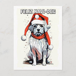 Funny Weihnachtsangebot Niedlich Whimsical Santa D Postkarte