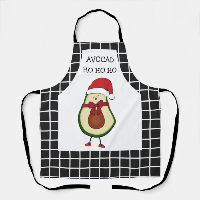 Funny Weihnachtsgeschenk für Ihr Avocado Schürze (Vorderseite)