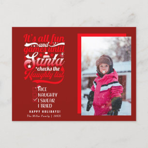 Funny Weihnachtskarten Feiertagspostkarte