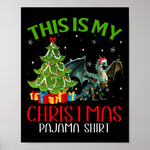 Funny WeihnachtsLICHT Das ist mein Drachenfest Poster