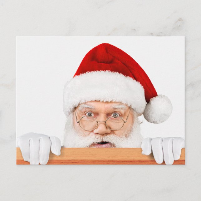 Funny Weihnachtspostkarte Postkarte (Vorderseite)