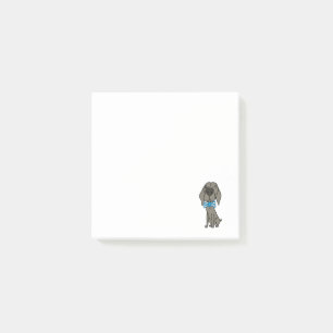 Funny Weimaraner Hund mit Krawatte Post-it Klebezettel