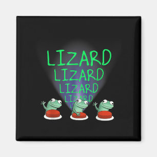 Funny Weirdcore Animal Women Men Lizard Liz Magnet