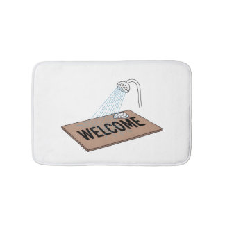 Funny Welcome Mat Cartoon - Duschreiniger matt Rug Badematte