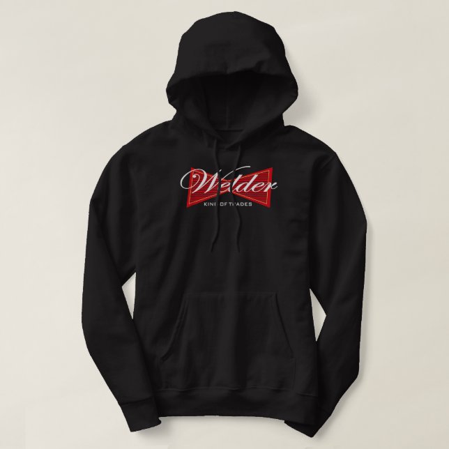 Funny Welder King of Trades T-Shirt Hoodie (Design vorne)