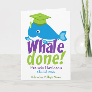 Funny Well Fertig Abschluss gratuliert Karte