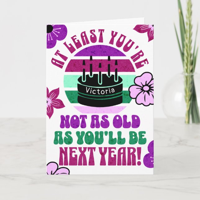 Funny, wenigstens bist du nicht karte (Vorderseite)