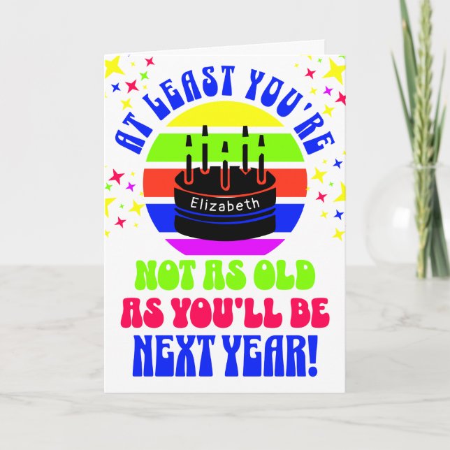 Funny, wenigstens bist du nicht... karte (Vorderseite)